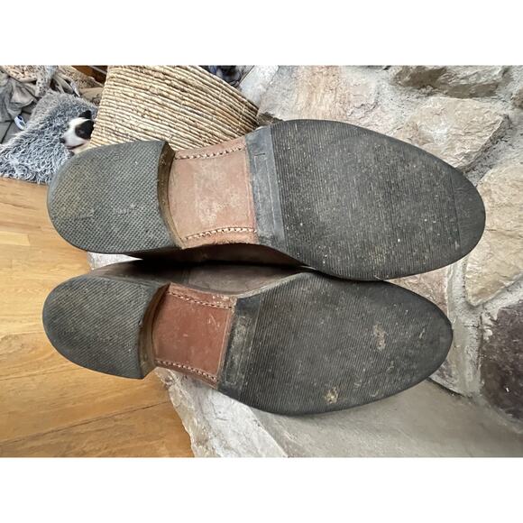 VTG Valverde Del Camino Spanish Riding Boots 40 Brown Leather Tall Equestrian - Picture 8 of 14